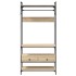 Armario cajones madera ingeniería roble Sonoma 89x39x184,5