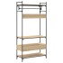 Armario cajones madera ingeniería roble Sonoma 89x39x184,5