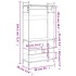 Armario cajones madera ingeniería roble Sonoma 89x39x184,5
