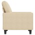 Sillón de tela color crema 60