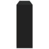 Aparador con luces LED negro 162x37x100
