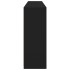 Aparador con luces LED negro 181,5x37x100