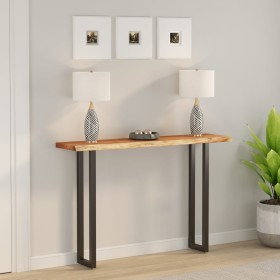 Tablero rectangular madera de acacia borde vivo 160x30x3,8