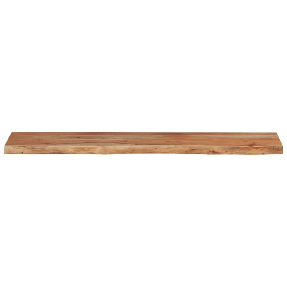 Tablero rectangular madera de acacia borde vivo 160x30x3,8