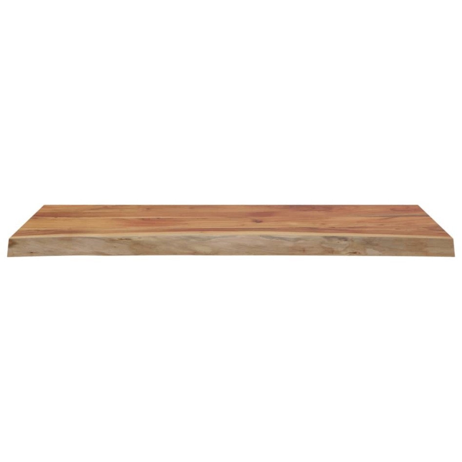 Tablero rectangular madera de acacia borde vivo 110x40x3,8