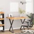 Tablero rectangular madera de acacia borde vivo 90x80x2,5
