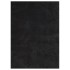 Alfombra de pelo corto suave lavable HUARTE negro 160x230