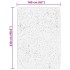 Alfombra de pelo corto suave lavable HUARTE negro 160x230
