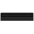 Aparador con luces LED negro 283x37x67