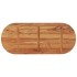 Tablero de mesa ovalado madera maciza de acacia