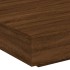 Mesa de centro madera de ingeniería roble marrón 100x100x31