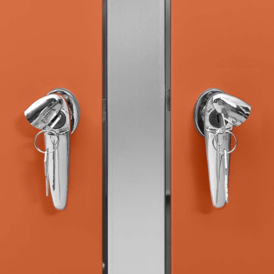 Cobertizo para 4 contenedores basura acero 276,5x77,5x112,5