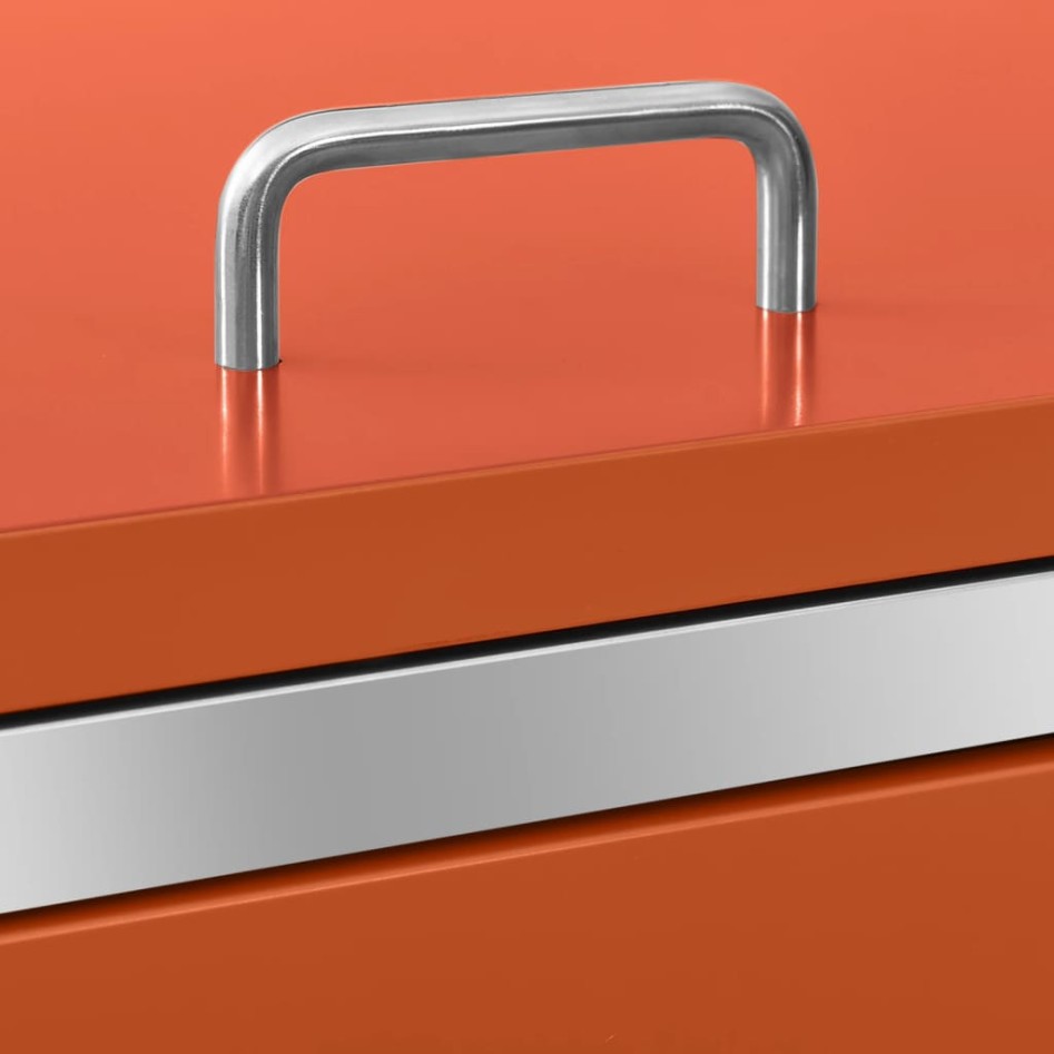 Cobertizo para 4 contenedores basura acero 276,5x77,5x112,5