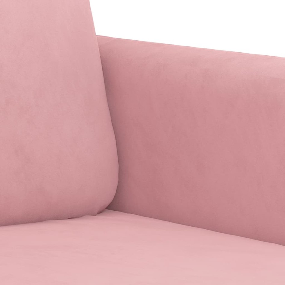 Sillón de terciopelo rosa 60