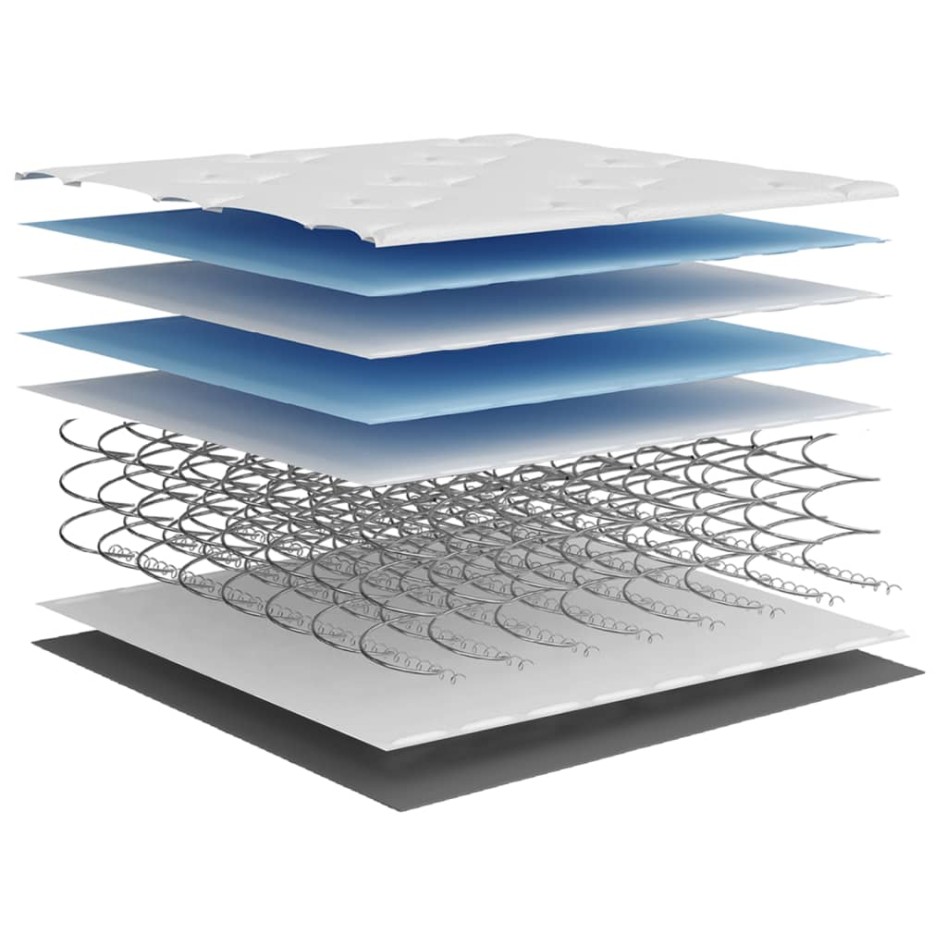 Colchón de muelles ensacados firmeza media 70x200