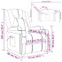 Sillón de masaje de cuero sintético