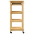 Carrito de cocina MONZA madera maciza de pino 48x40x90