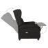 Sillón de masaje de tela