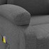 Sillón de masaje de tela gris