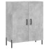 Aparador alto madera contrachapada gris hormigón 69,5x34x180