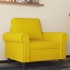Sillón de terciopelo amarillo 60