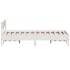 Estructura de cama sin colchón madera maciza de pino 160x200