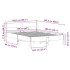 Estructura de cama sin colchón madera maciza de pino 160x200
