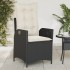 Sillones reclinable jardín cojines 2 uds ratán sintético
