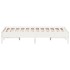 Estructura de cama sin colchón madera de pino blanca 140x200
