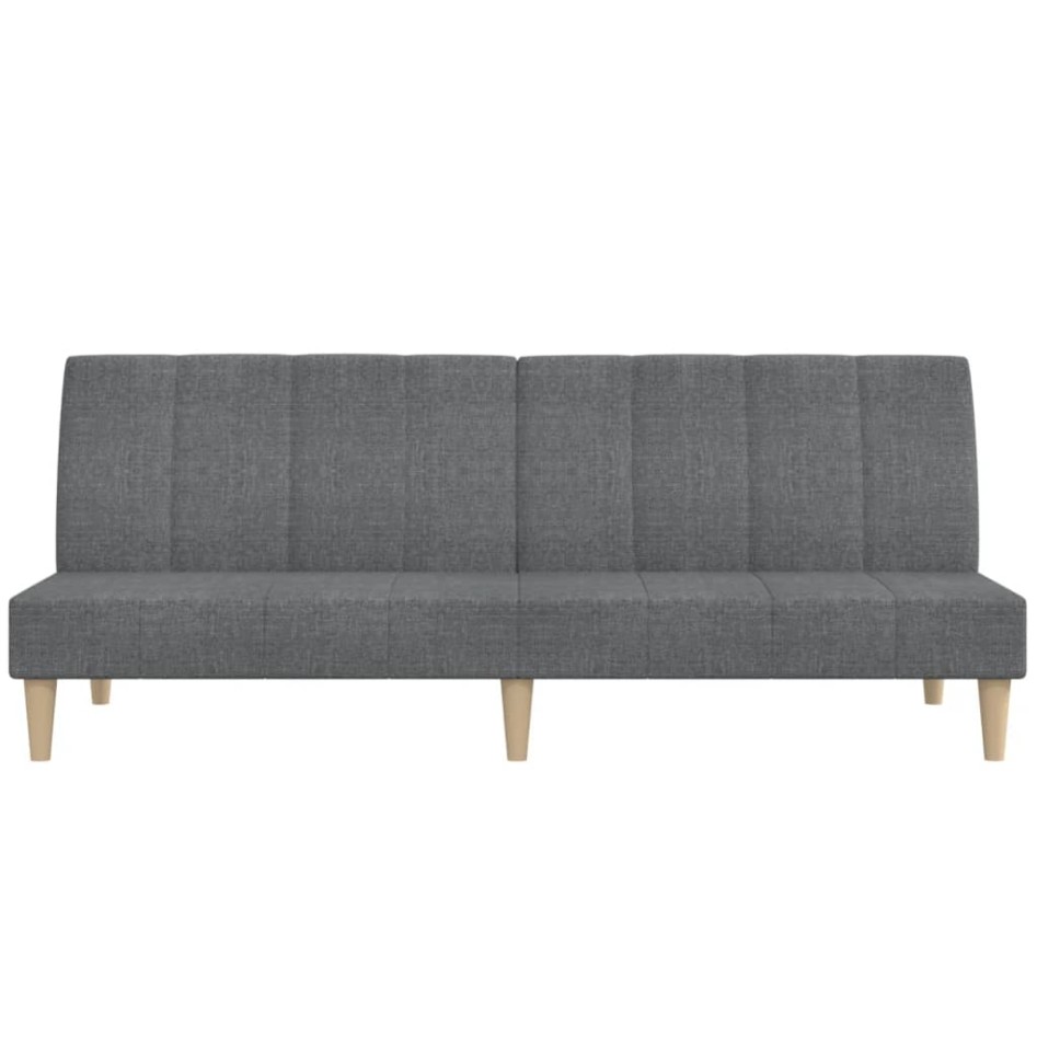 Sofá cama de 2 plazas tela gris