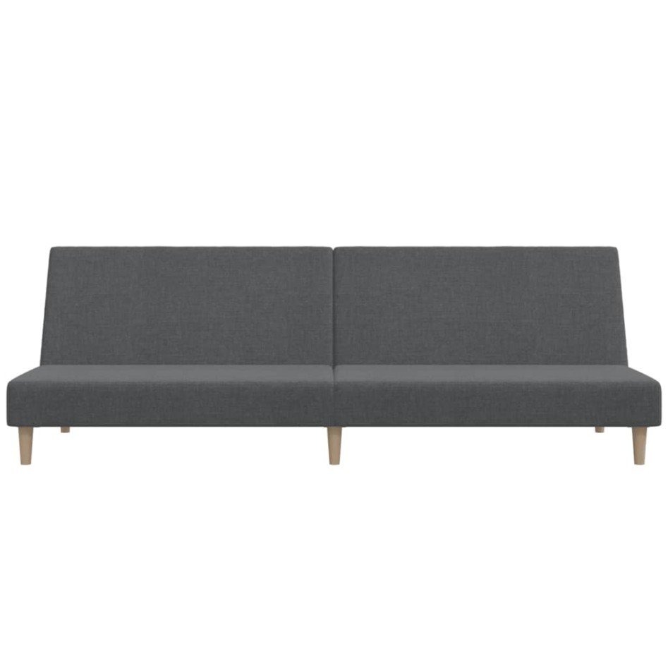 Sofá cama de 2 plazas tela gris