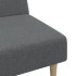 Sofá cama de 2 plazas tela gris