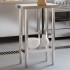 Mesa de trabajo de cocina acero inoxidable 55x55x85