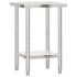Mesa de trabajo de cocina acero inoxidable 55x55x85