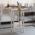 Mesa de trabajo de cocina acero inoxidable 55x55x85