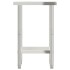 Mesa de trabajo de cocina acero inoxidable 55x55x85