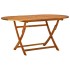 Set de comedor de jardín 7 piezas madera maciza de