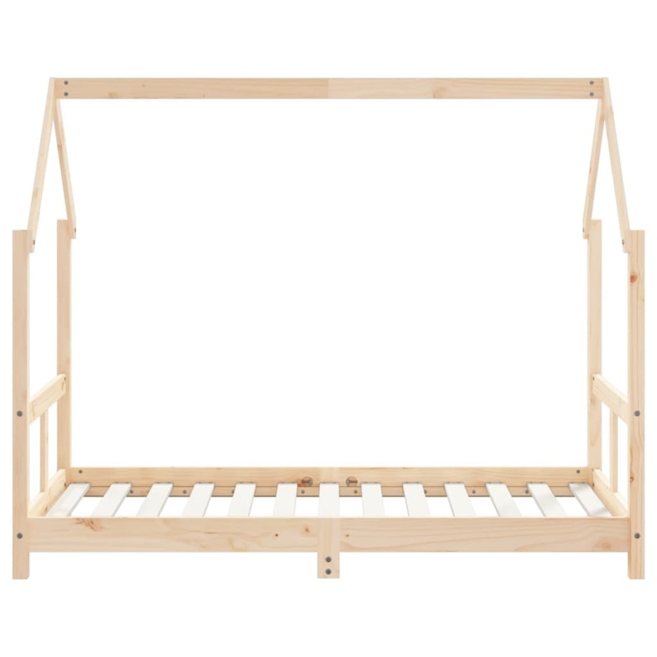 Estructura de cama para niños madera maciza de pino 80x160