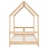 Estructura de cama para niños madera maciza de pino 80x160
