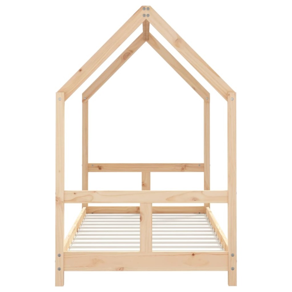 Estructura de cama para niños madera maciza de pino 80x160