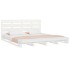 Estructura de cama madera maciza de pino blanco 120x190