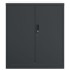 Armario archivador de acero gris antracita 79x40x90