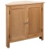Armario de esquina de madera maciza de roble 80x33,5x78