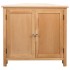 Armario de esquina de madera maciza de roble 80x33,5x78