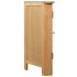 Armario de esquina de madera maciza de roble 80x33,5x78