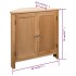 Armario de esquina de madera maciza de roble 80x33,5x78