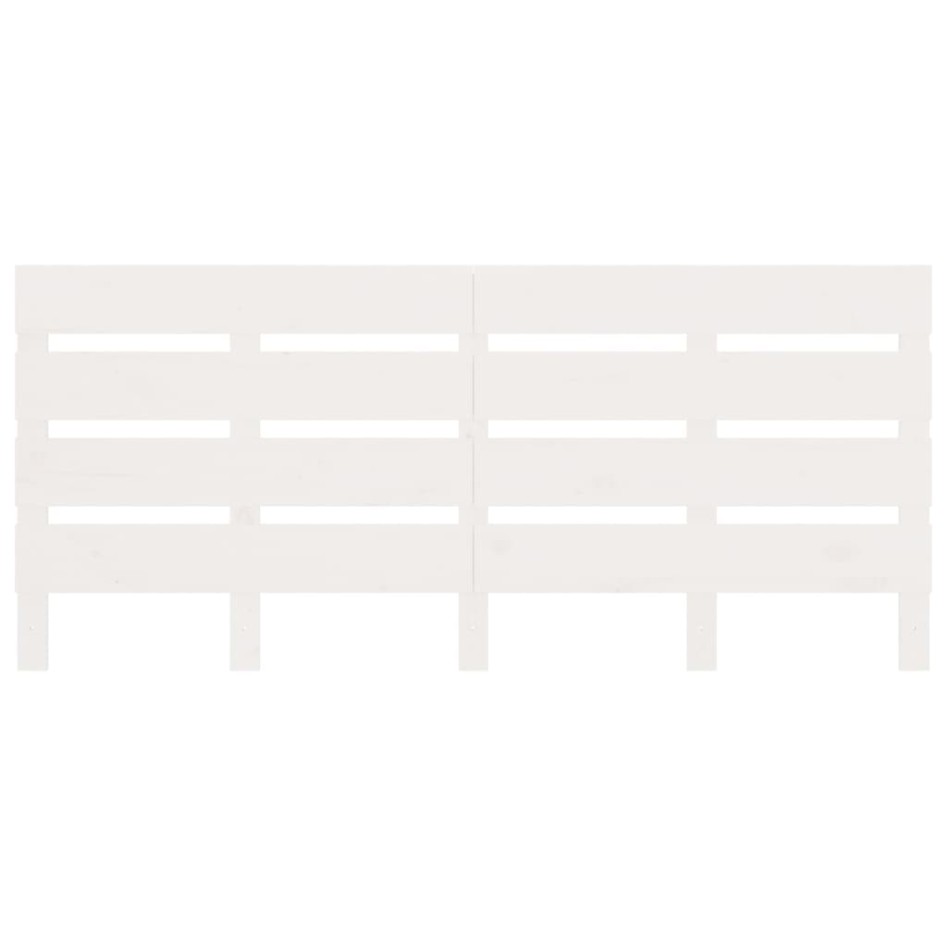 Estructura de cama madera maciza de pino blanco 120x190