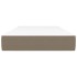 Colchón de muelles ensacados tela gris taupe 120x190x20