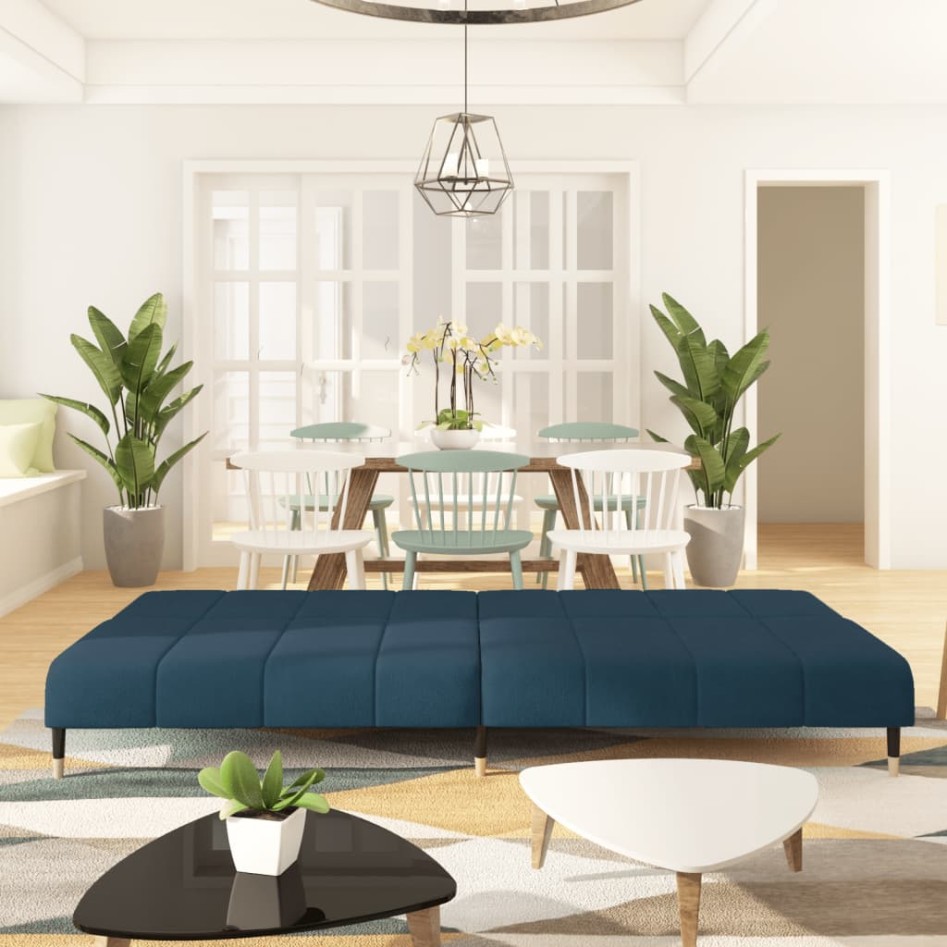 Sofá cama de 2 plazas terciopelo