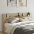 Cabecero de cama con LED roble Sonoma 220x16,5x103,5